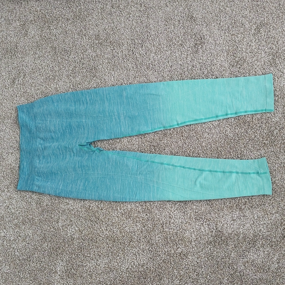 Blue Ombre Seamless Leggings